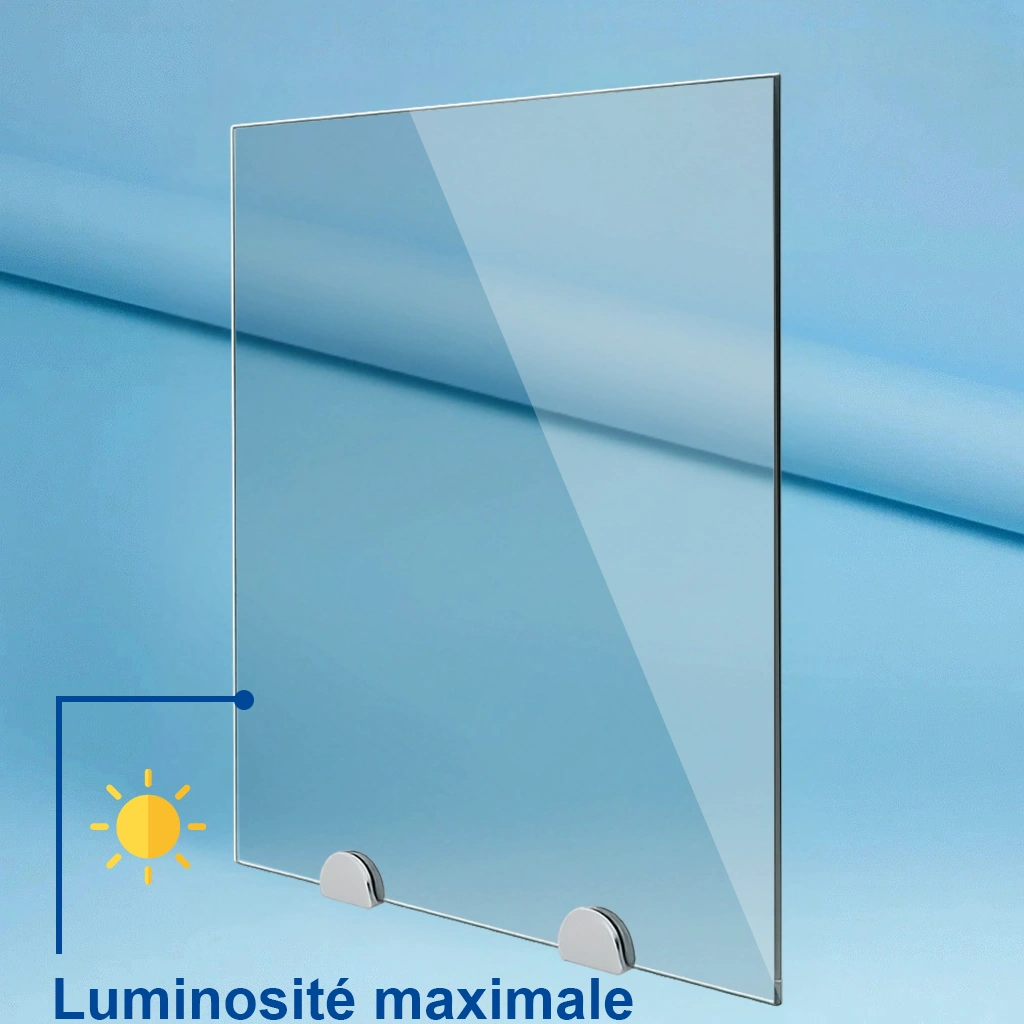 Verre extra clair sur mesure Verre extra clair sur mesure