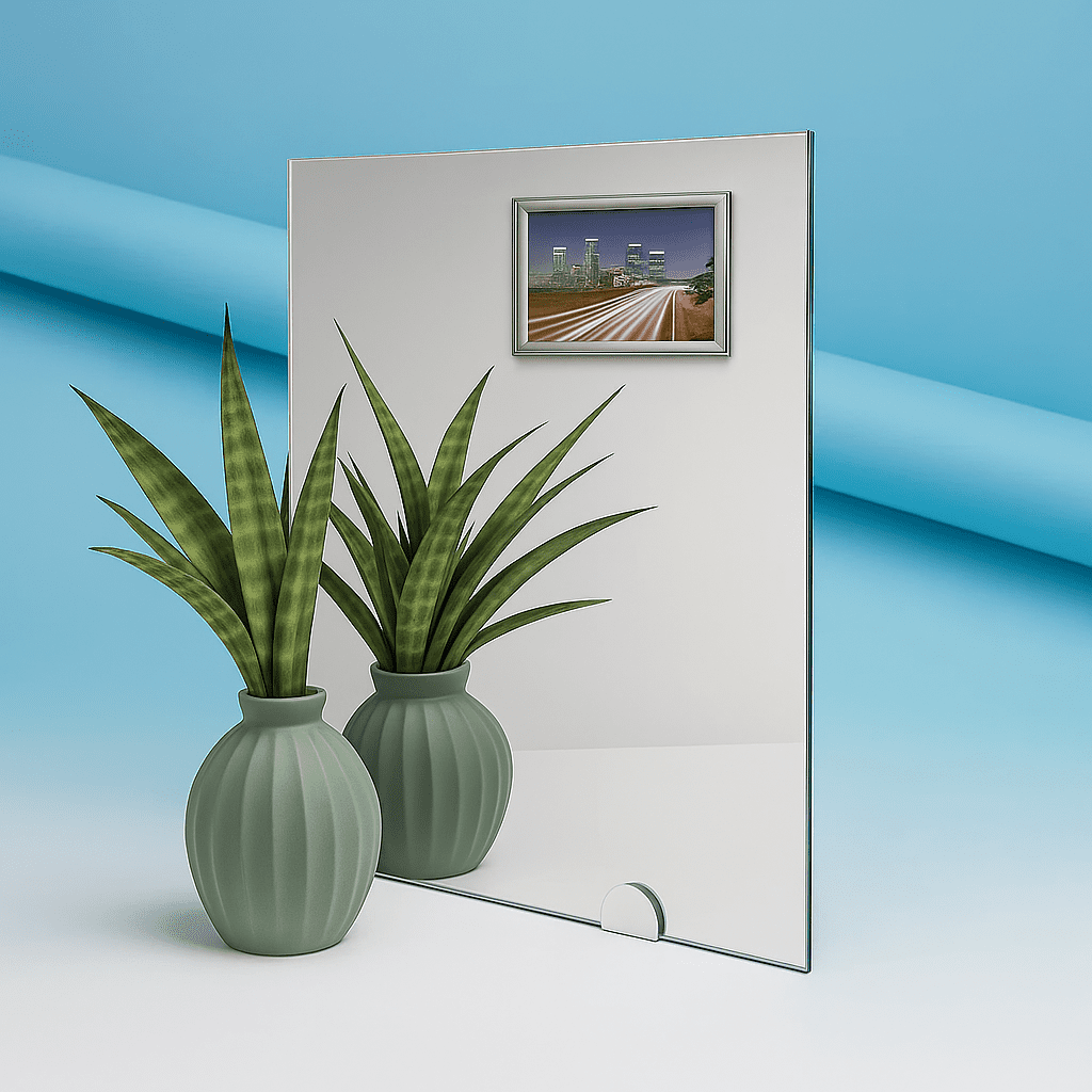 Miroir sur mesure argenté Miroir sur mesure argenté